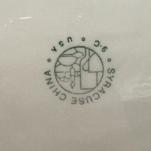 Vtg Syracuse China Restaurant Ware STRAWBERRY HILL PINK 12" Oval Serving Platter - Picture 7 of 7